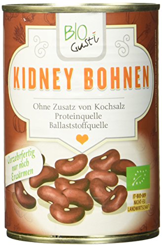 Biogustí Kidney Bohnen Bio, 12 x 400 g von BIO Gusti