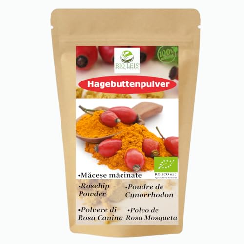 BIO Hagebuttenpulver I 1 kg I Hagebutte gemahlen I aus kontrolierter Wildsammlung I von BIO LEIS in harmony with nature