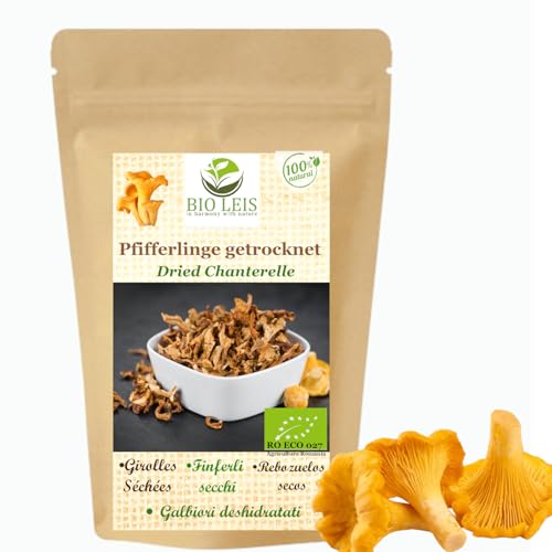 BIO Pfifferlinge getrocknet I Pfifferlinge aus Wildsammlung I 100% Natürlich I 1A Qualität (100 gr) von BIO LEIS in harmony with nature