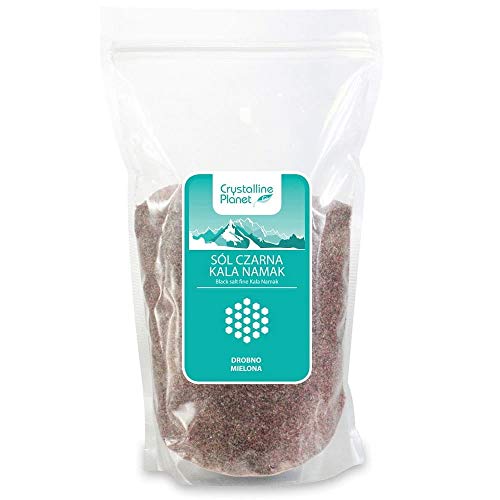 SCHWARZES SALZ KALA NAMAK FEINER BODEN 1 kg - SKARBY OCEANU von BIO PLANET