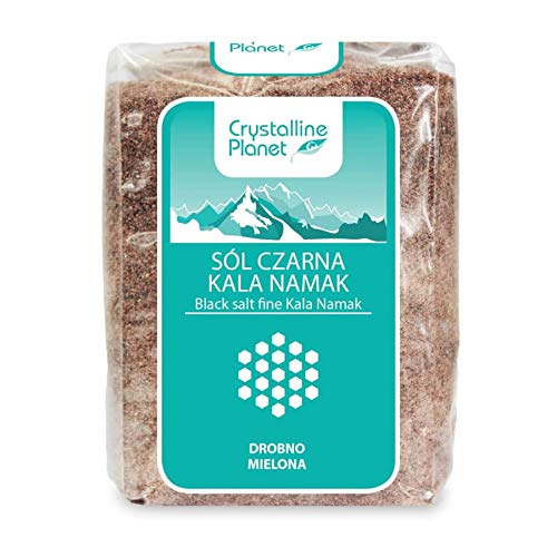 SCHWARZES SALZ KALA NAMAK FEINER BODEN 600 g - CRYSTALLINE PLANET von BIO PLANET