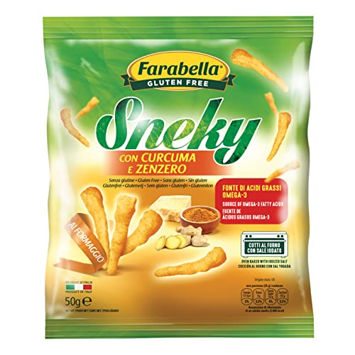 Farabella Sneky Formaggio Con Curcuma E Zenzero 50 G von BIOALIMENTA Srl