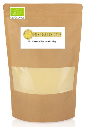 Bio Hirsevollkornmehl 1kg - das glutenfreie Mehl von BIOBUDDYS