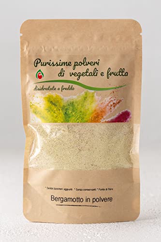 Biocal - Dehydriertes Bergamottenpulver/dehydrierte mahlzeit/spices/spices hähnchen gewürz/spices italian allrounder/Gewurze-Basissatz/trockenobst/bergamotte calabria/dehydrierte früchte/80gr von BIOCAL