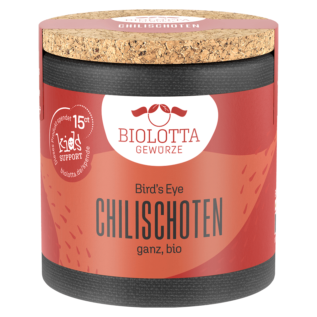 Bio Chilischoten ganz MHD 31.12.2024 von BIOLOTTA