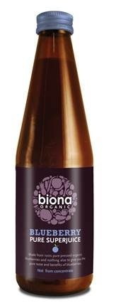 Organic Blueberry 100% Pure Juice - 330ml von Biona