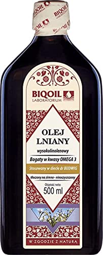 Leinöl Hochlinolensäure kaltgepresst 500ml BIOOIL von BIOOIL