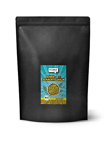 Bioself BIO Schachtelhalm Tee zum Sonderpreis - Kurze Haltbarkeit, geschnittener Ackerschachtelhalm - Equisetum arvense (500 g) von BIOSELF be yourself