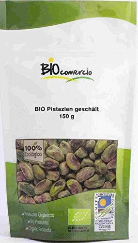 Bio comercio spanische Bio Pistazienkerne geschält, 10 x 150g von BIOcomercio