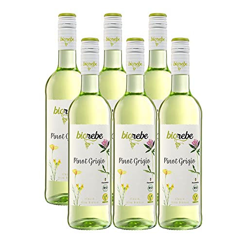 BioRebe Pinot Grigio Trocken (6 x 0,75l) von BIOrebe