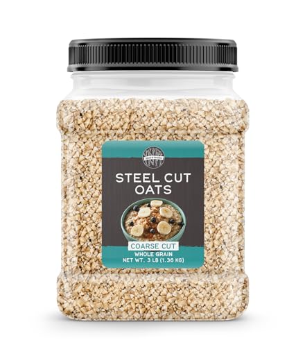 Birch & Meadow Steel Cut Oats, 1.4 kg, Whole Grain, Irish Oat Meal, Breakfast von BIRCH & MEADOW