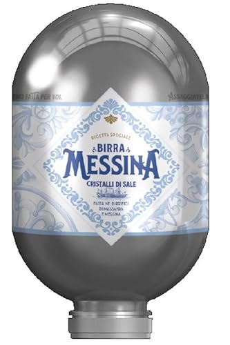 Messina-Bier Salzkristalle Keg-Klinge 8 lt von BIRRA MESSINA