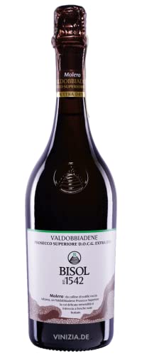 BISOL MOLERA VALDOBBIADENE PROSECCO SUPERIOR DOCG EXTRA TROCKEN 75 CL von BISOL