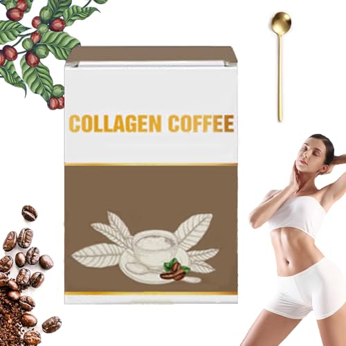 D.Wiliie Collagen Coffee – Geeignet Für Männer Und Frauen, Collagen Coffee, Instant Coffee, Collagen Coffee Supplement, Antioxidantien & Natürliche Energie (15 Beutel/Karton) von BIUBIULOVE