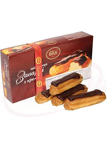 Brandteiggebäck Eclair Пирожные заварные с кремом 360g von BKK