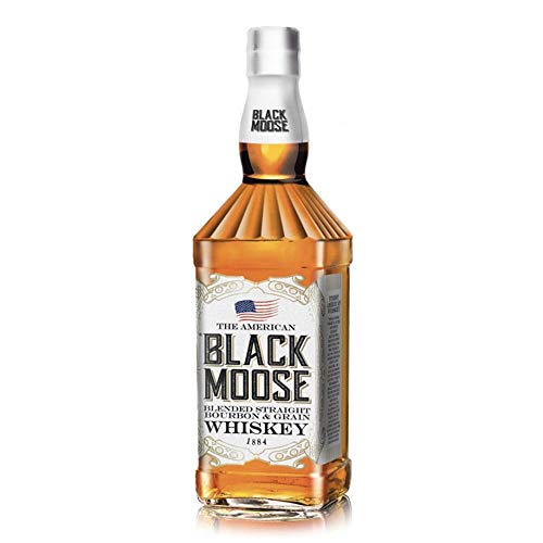 BLACK MOOSE THE AMERICAN WHISKEY Blended BOURBON AND GRAIN 1 LT von BLACK MOOSE