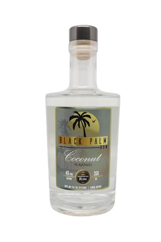 Black Palm Rum - Coconut | handcrafted 40% vol. | 0,35 L | weich | Kokos | Cocos (0,35 L) von BLACK PALM RUM