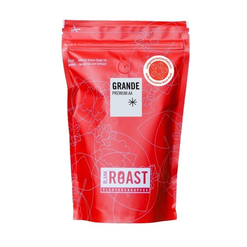 BLANK ROAST | Manufakturkaffee | Grande Premium AA | Cafe Creme | Kaffee | Einsatz in der Gastronomie Größe 1000g, Geschmack als ganze Bohne von BLANK ROAST