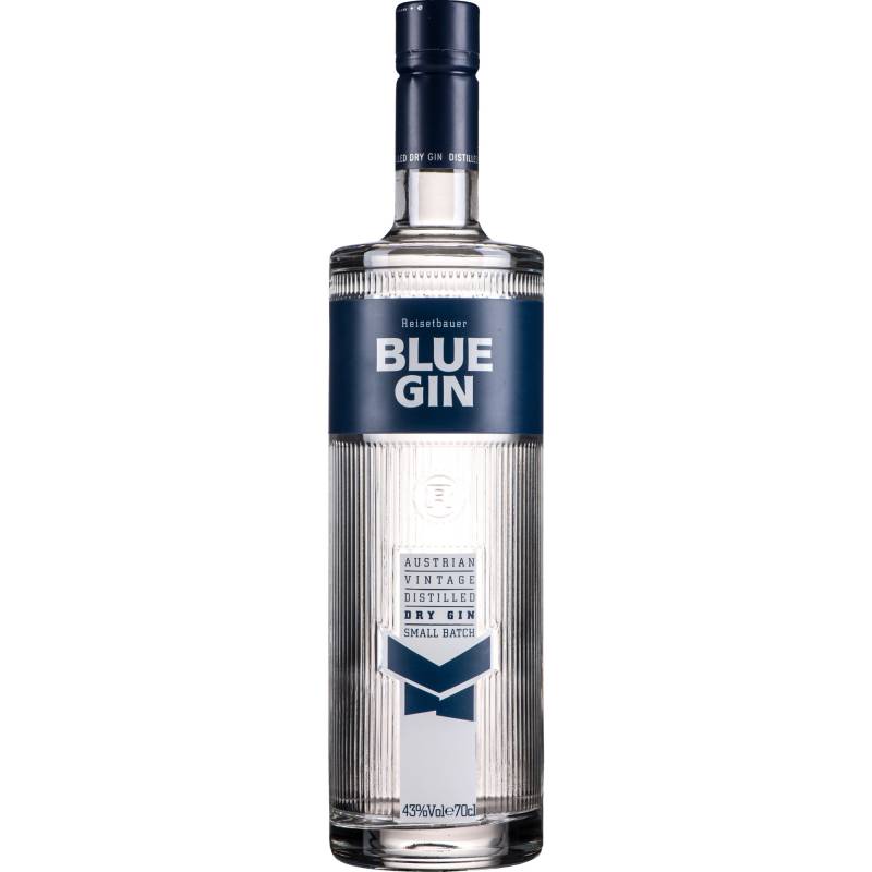 Reisetbauer Blue Gin, 43 % vol. 0,7 L, Spirituosen von BLUE GIN Handels GmbH, Axberger Str. 15, 4062 Axberg, Österreich