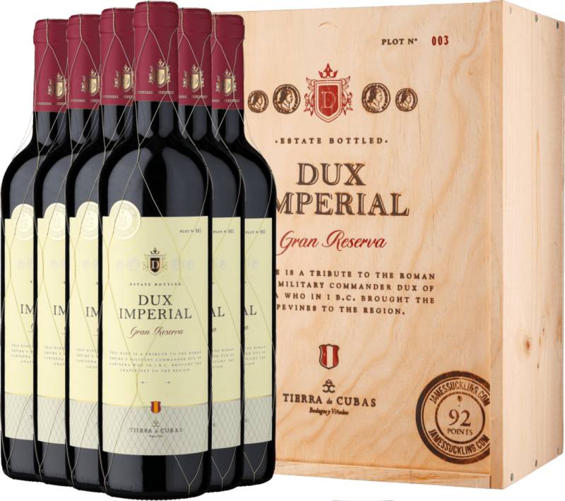 6 Flaschen 2014 Dux Imperial Gran Reserva - in der Holzkiste