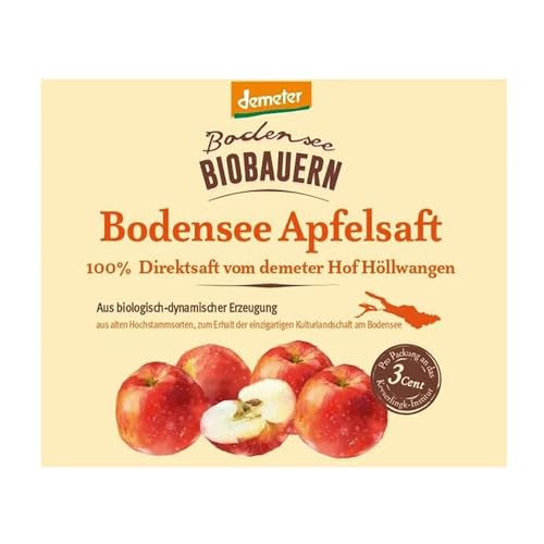 Bodensee Biobauern Apfelsaft, BagInBox, 5l von BODEN SEE BIOBAUERN