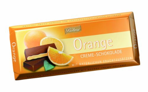 Böhme Orangen Creme-Schokolade, 10er Pack (10 x 100 g) von BÖHME