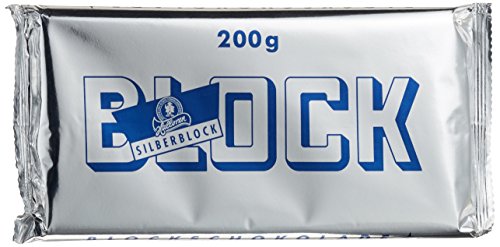 Böhme Silberblock Backschokolade, 32er Pack (32 x 200 g) von BÖHME