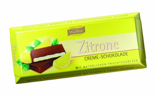 Böhme Zitronen Creme-Schokolade, 10er Pack (10 x 100 g) von BÖHME