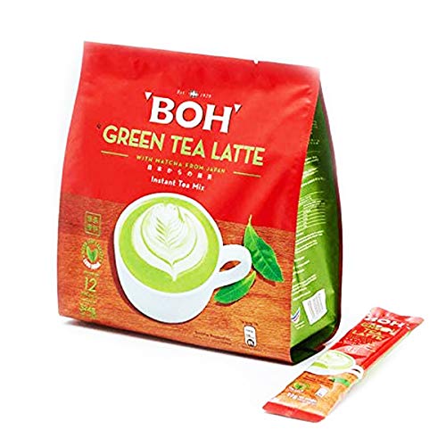 BOH Grüntee Latte Instant Tee, 12 x 27 g von BOH