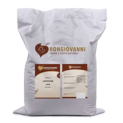 BONGIOVANNI FARINE E BONTA' NATURALI Grünes Linsenmehl 25Kg von BONGIOVANNI FARINE E BONTA' NATURALI