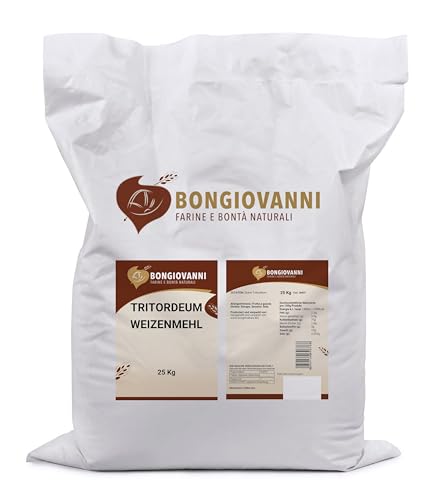 BONGIOVANNI FARINE E BONTA' NATURALI Tritordeum Weizenmehl 25Kg von BONGIOVANNI FARINE E BONTA' NATURALI