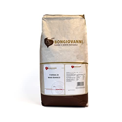 BONGIOVANNI FARINE E BONTA' NATURALI Weißes Maismehl 5 kg von BONGIOVANNI FARINE E BONTA' NATURALI