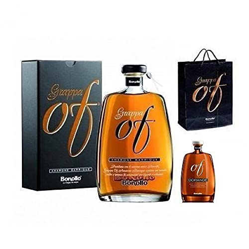 GRAPPA AMARON von BARRICATA 70CL + DORANGE 5CL + ORIGINALER KOMPASS von Bonollo