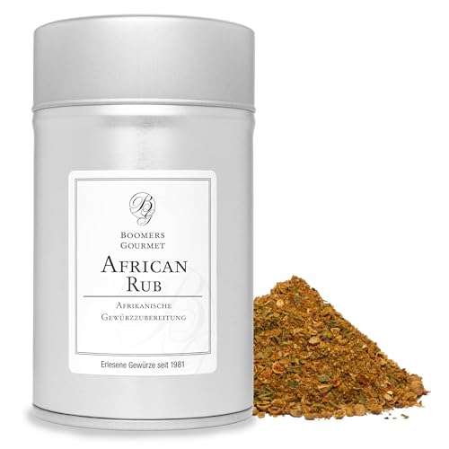 Boomers Gourmet - African Rub Gewürzzubereitung - Gewürzdose 11,5 cm - 85 g von BOOMERS GOURMET