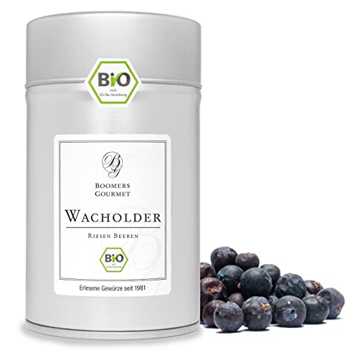 Boomers Gourmet - BIO Wacholderbeeren - Gewürzdose 11,5 cm - 70 g von BOOMERS GOURMET