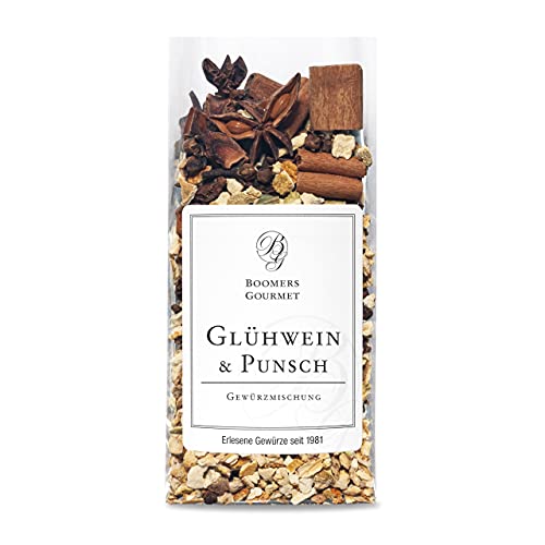 Boomers Gourmet - Glühweingewürz - Erlesene Gewürzmischung für Punsch, Glühwein, Feuerzangenbowle. Glühwein Gewürz Mischung für Apfelpunsch, Kinderpunsch alkoholfrei - Refill - 80 g von BOOMERS GOURMET