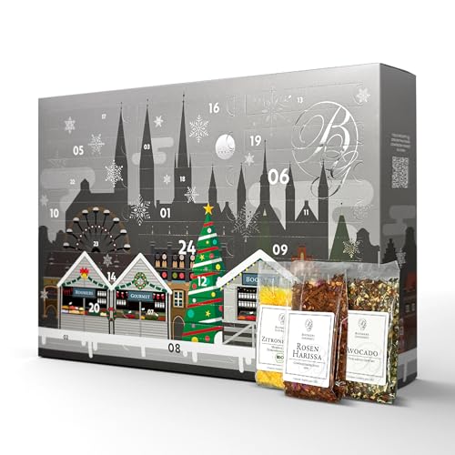 Boomers Gourmet - Premium Adventskalender Gewürze, Gewürz Adventskalender 2024, Exklusiver Gewürze Weihnachtskalender, Gourmet Adventskalender, 24 Hochwertige Gewürze zum Genießen - 1 Stück von BOOMERS GOURMET