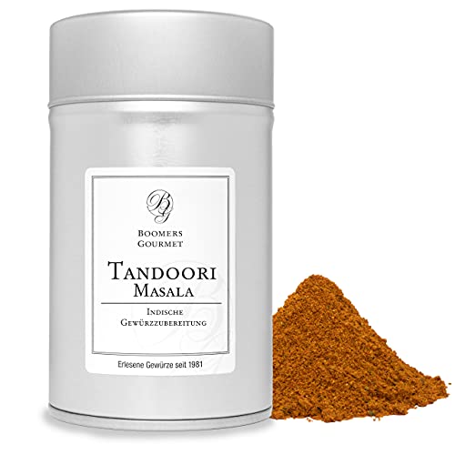 Boomers Gourmet - Tandoori Masala Gewürzzubereitung - Gewürzdose 11,5 cm - 120 g von BOOMERS GOURMET