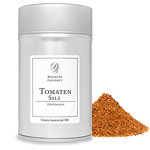 Boomers Gourmet - Tomaten Gewürzsalz - Gewürzdose 11,5 cm - 150 g von BOOMERS GOURMET