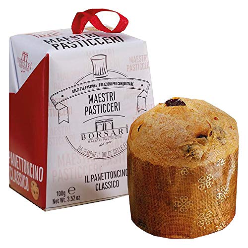 Borsari - Panettoncino Classico Minikuchen Weihnachtskuchen Küchlein - 100g von BORSARI