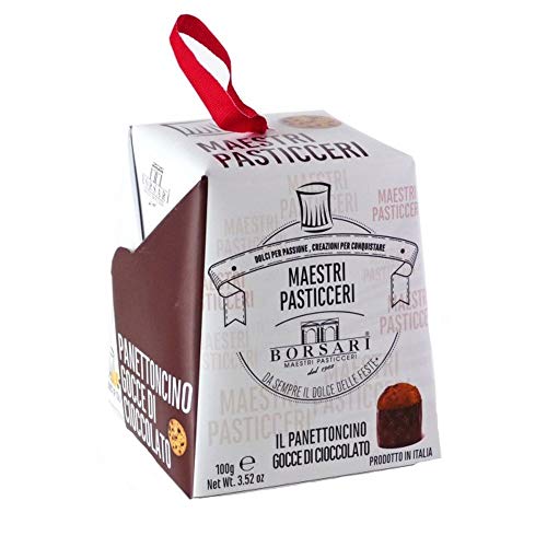 Borsari Panettoncino mit Satin Chocolate Drops 100 gr von BORSARI