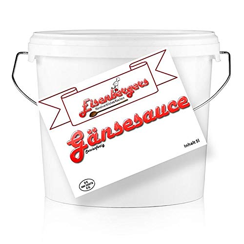 Eisenberger´s Gänsesauce, mit Rotwein und Beifuss abgeschmeckt, TK, Wintersaison, 5 l von BOS FOOD Duesseldorf Lebensmittel Großhandel GmbH