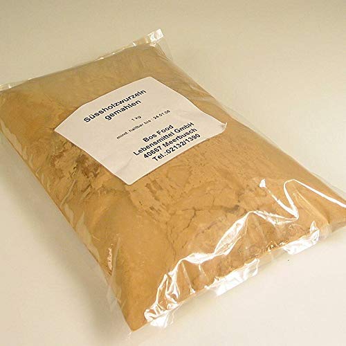 Süßholzwurzel, gemahlen, 1 kg von BOS FOOD Duesseldorf Lebensmittel Großhandel GmbH