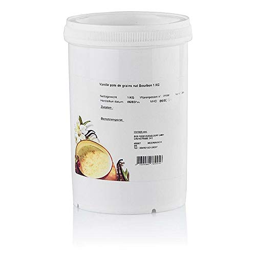 Bourbon-Vanille Paste, mit Stippen, Eurovanille, 1 kg von BOS FOOD GmbH