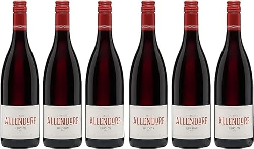 Allendorf Illusion Rot VDP.Gutswein - 6x 0,75l. - inkl. BOTTLEROCKET Untersetzer von BOTTLEROCKET