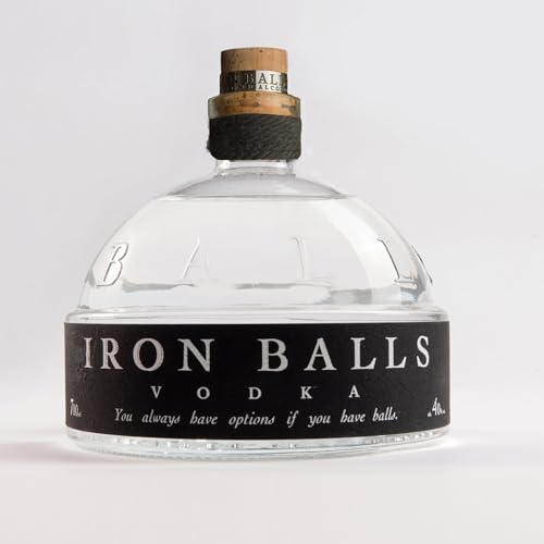Iron Balls Vodka 0,7l. aus Thailand inkl. BOTTLEROCKET Untersetzer von BOTTLEROCKET