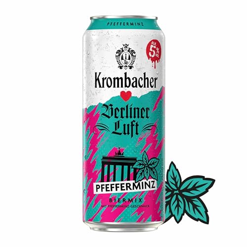 Krombacher x Berliner Luft Pfefferminz / 24 x 0,5l. Dosen inkl. BOTTLEROCKET Untersetzer inkl. Pfand von BOTTLEROCKET