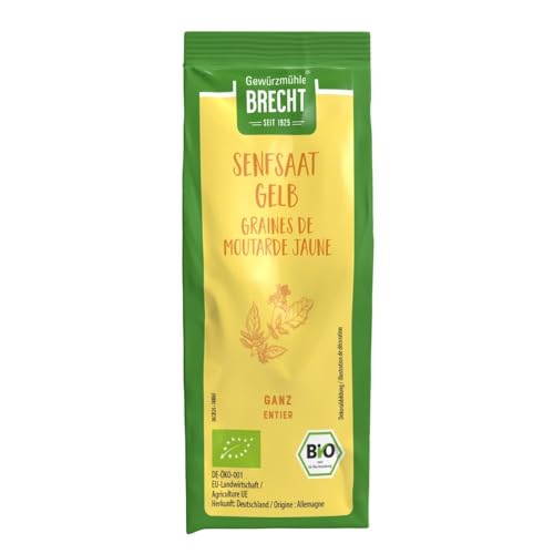 Gewürzmühle Brecht Senfsaat gelb, ganz, Nachfüll, 90g (1) von BRECHT