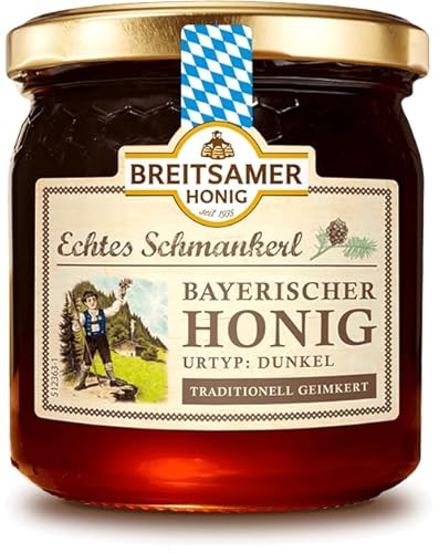 Breitsamer Bayerischer Honig dunkel, 500 g (500g (2er Pack)) von BREITSAMER