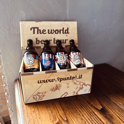 ITALIENISCHE BRAUEREI 9.1 | Craft-Beer-Box 8 x 330 ml | 8 verschiedene Biersorten von BREWERY NOVE PUNTO UNO